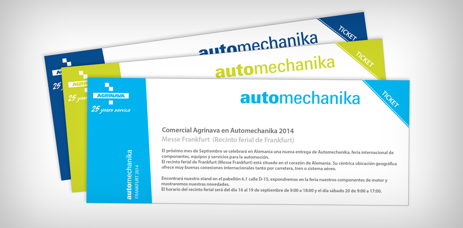 Comercial Agrinava en Alemania automechanica 2014